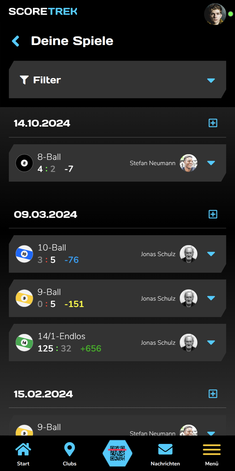 Spiele-Liste