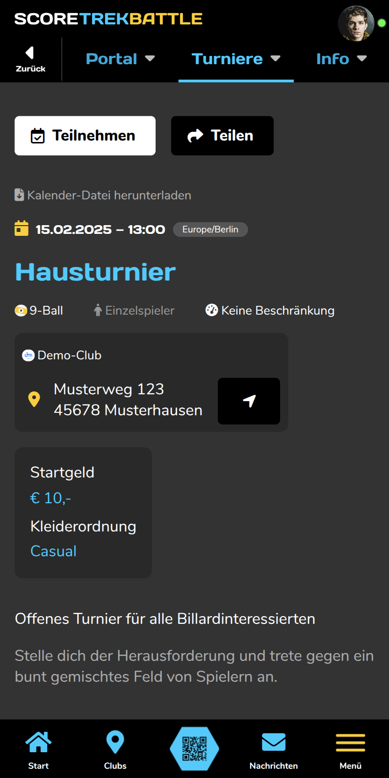 Turnier-Details