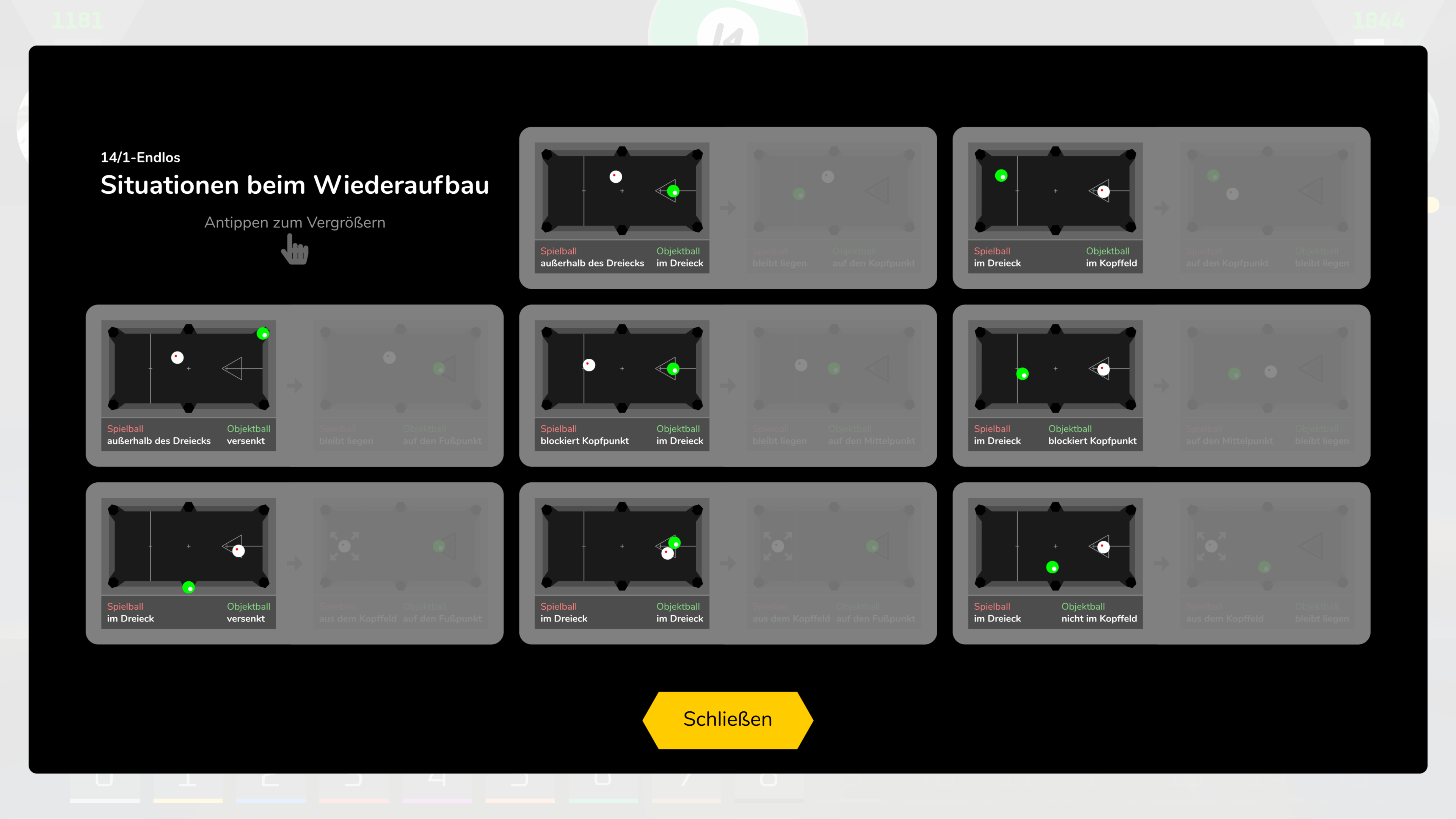 14/1 - Situationen beim Wiederaufbau