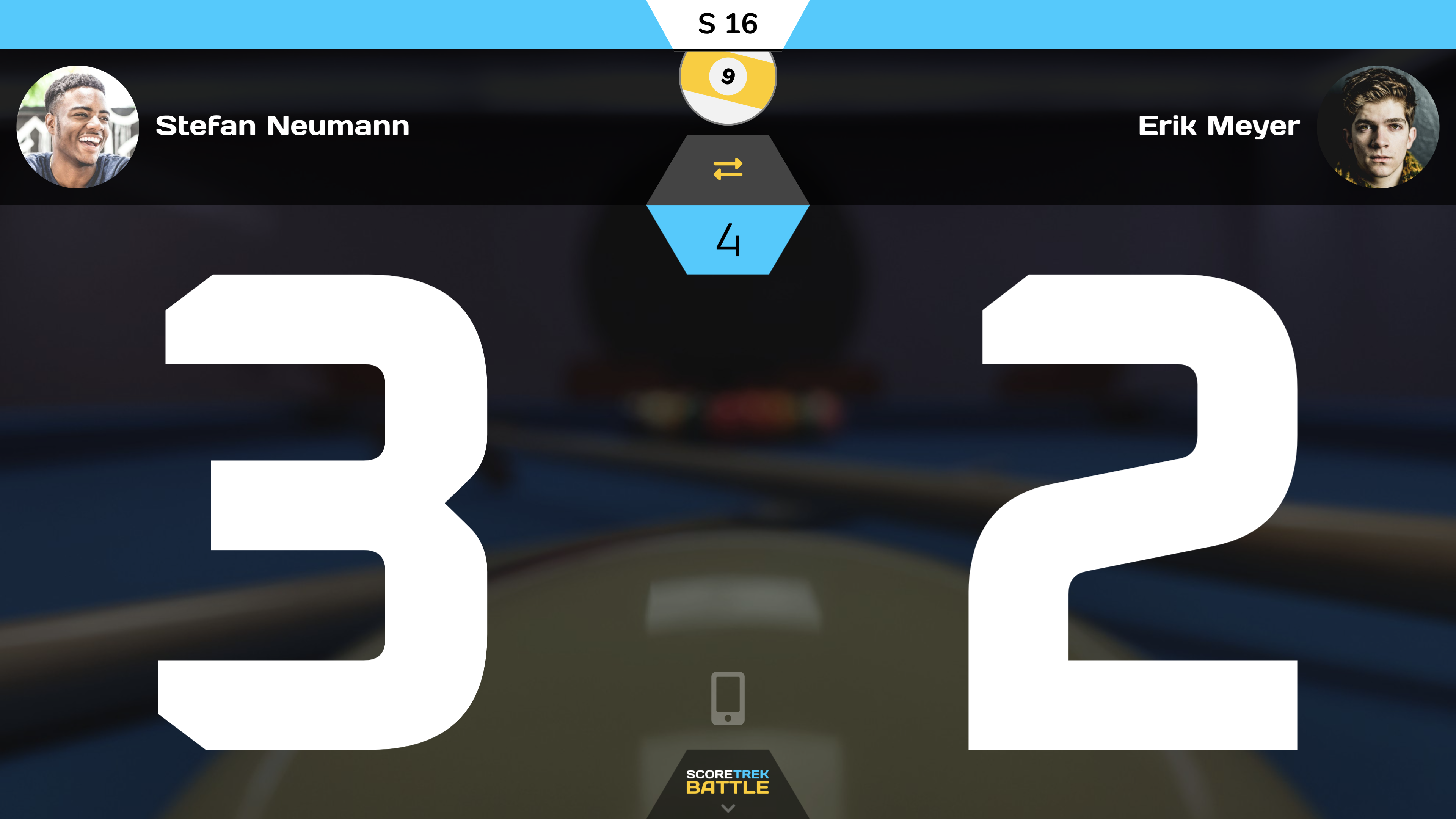Turnier-Modus mit Score Trek Battle