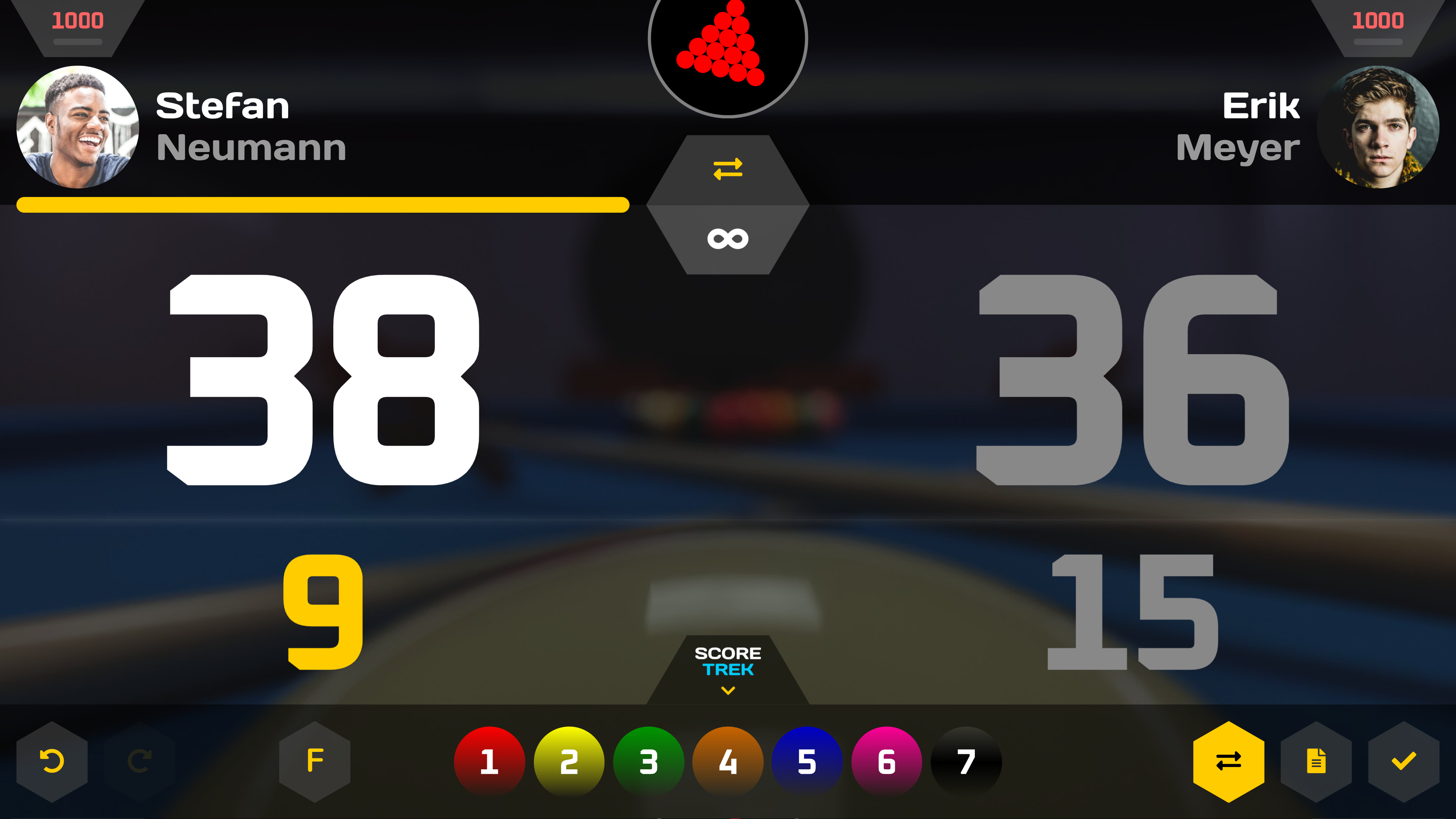 Snooker: Intelligente Zählung